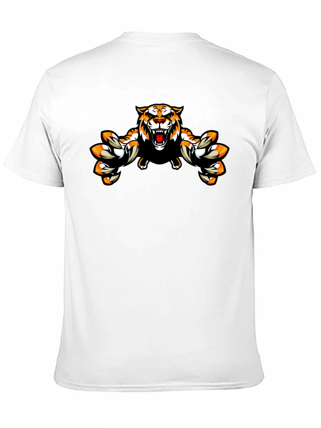 Roaring Tiger Graphic Black T-Shirt