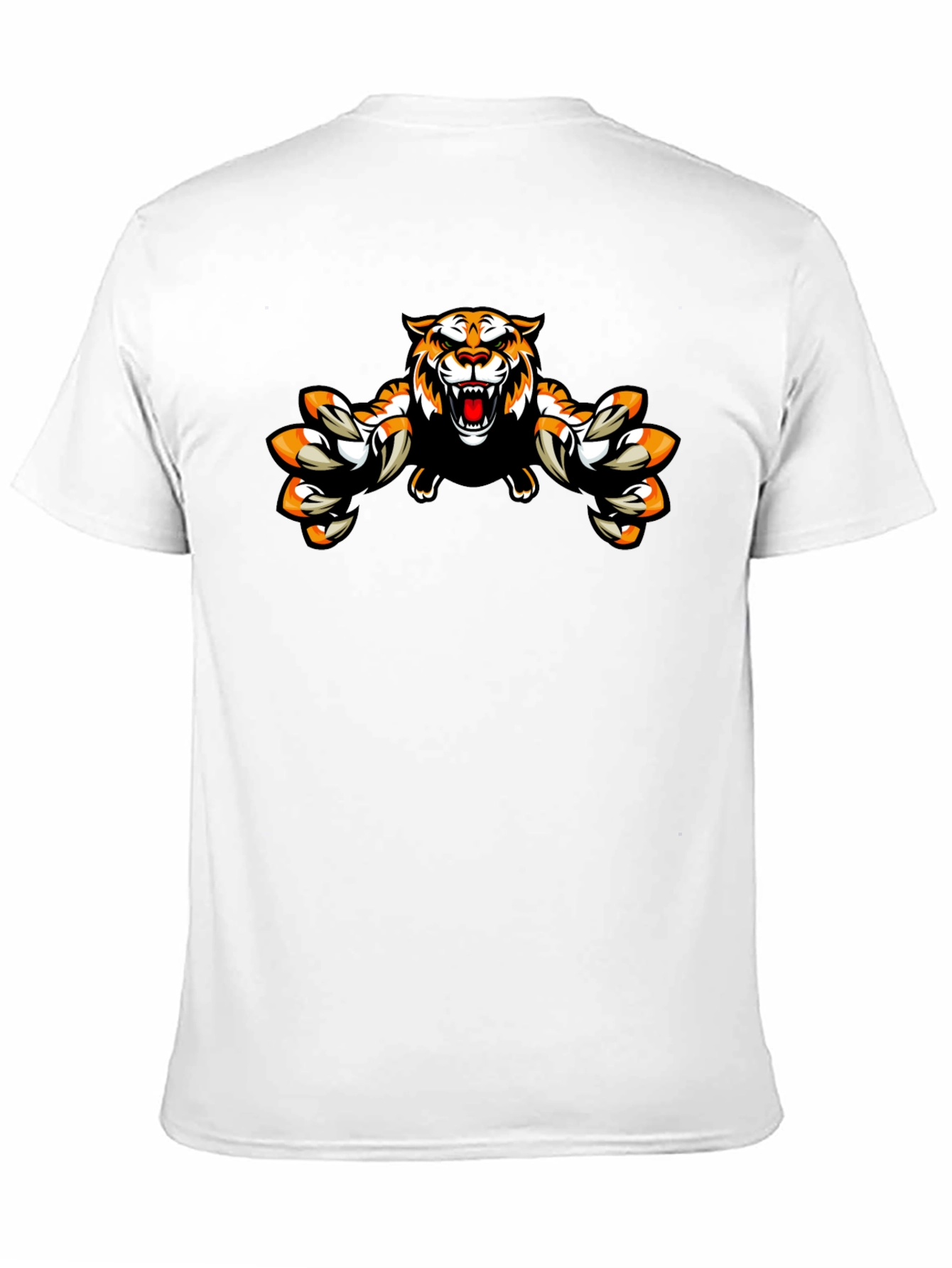 Roaring Tiger Graphic Black T-Shirt