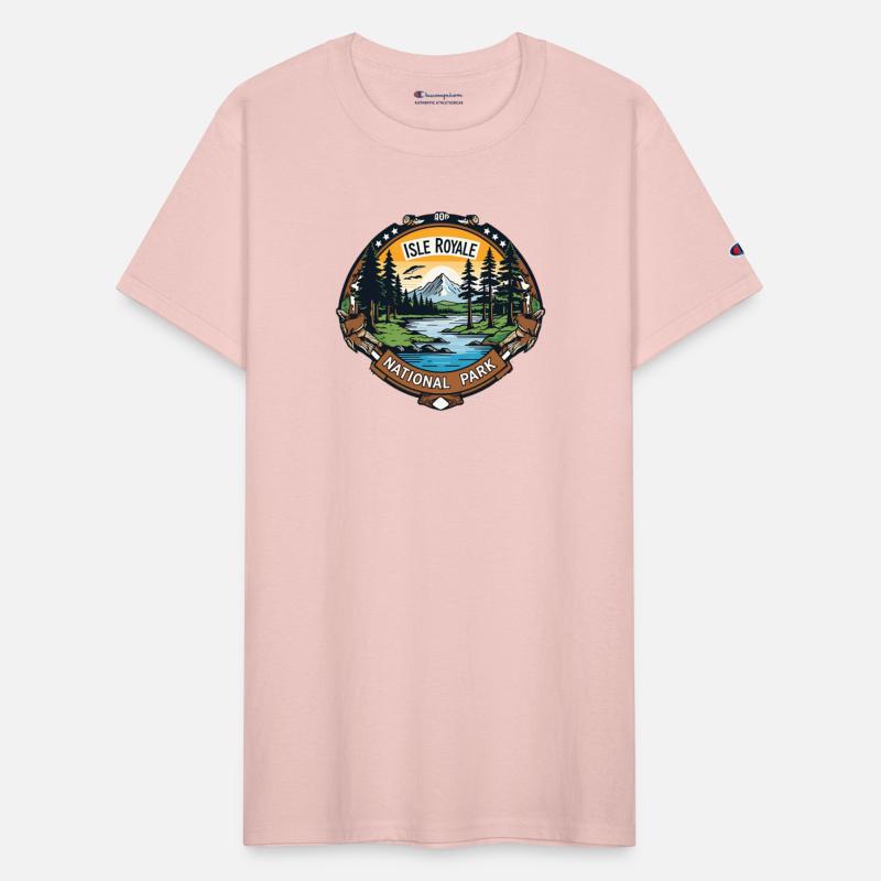 Isle Royale National Park Michigan USA Logo