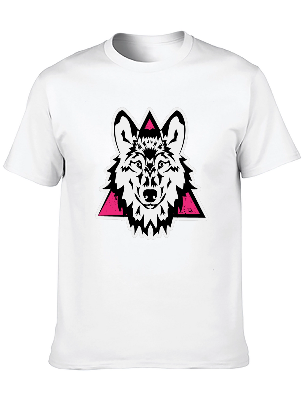 Wolf Graphic Tee - Black Stylish Cotton T-Shirt
