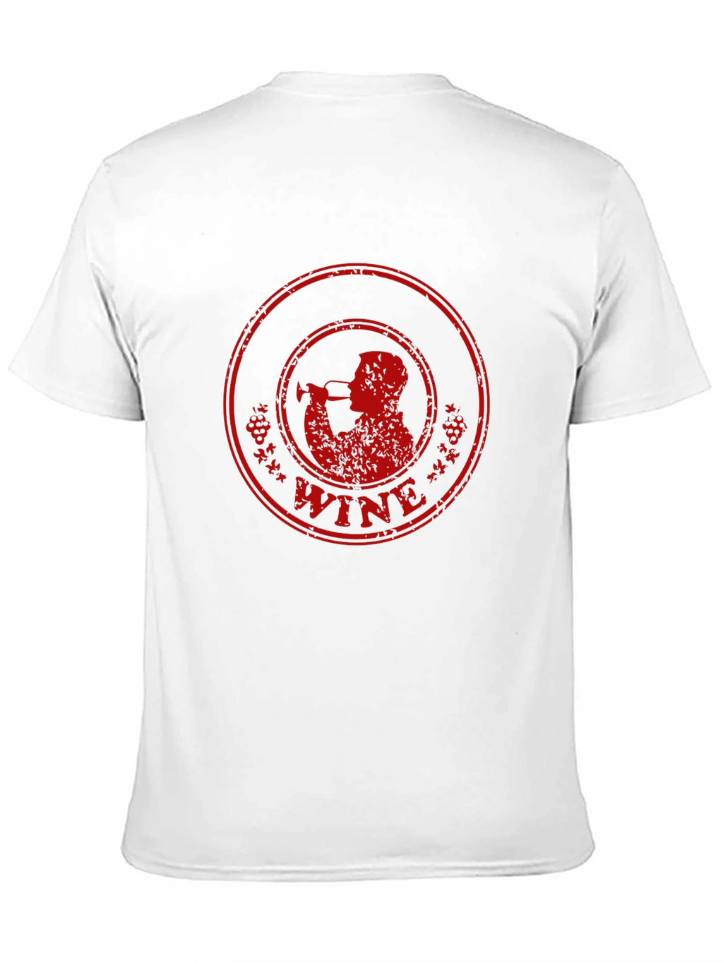 Wine Drinker Graphic T-Shirt - Black
