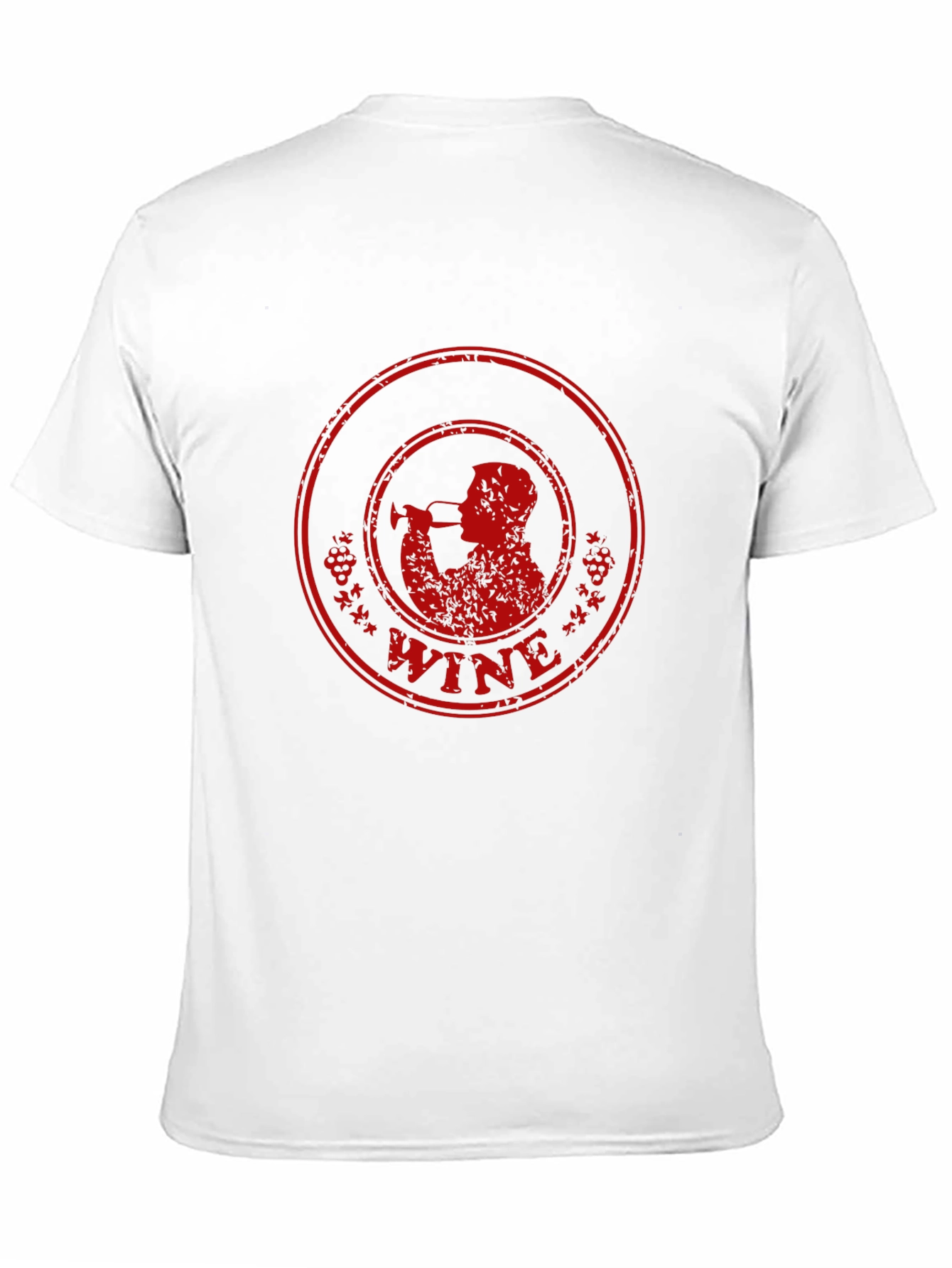 Wine Drinker Graphic T-Shirt - Black