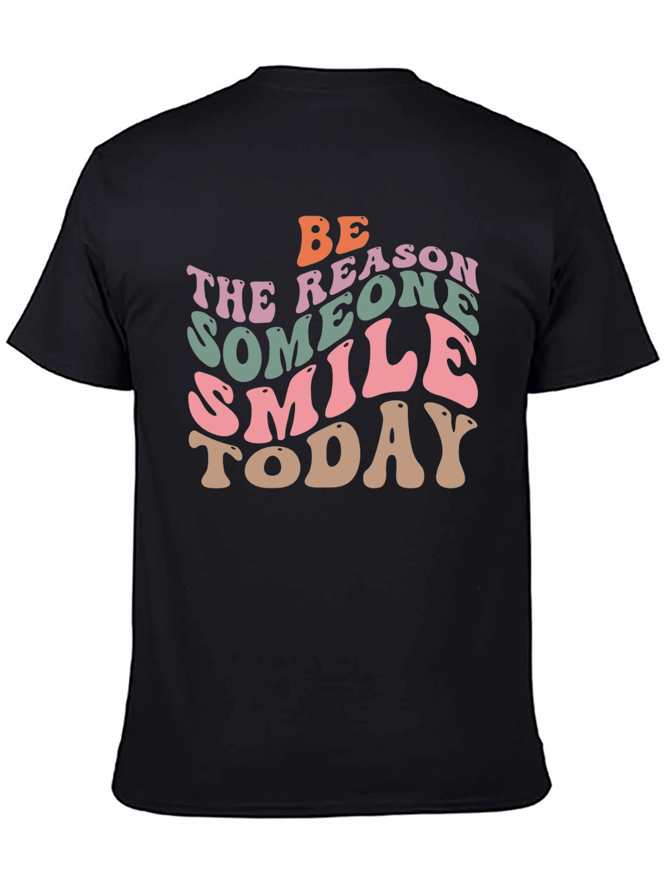Retro Graphic T-Shirt: Be the Reason Someone Smiles Today