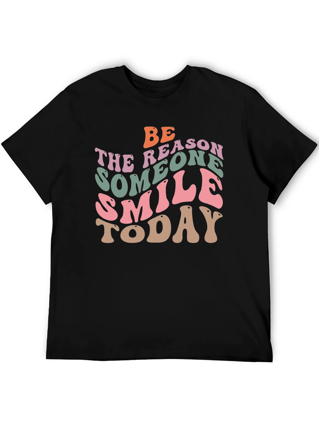Retro Graphic T-Shirt: Be the Reason Someone Smiles Today