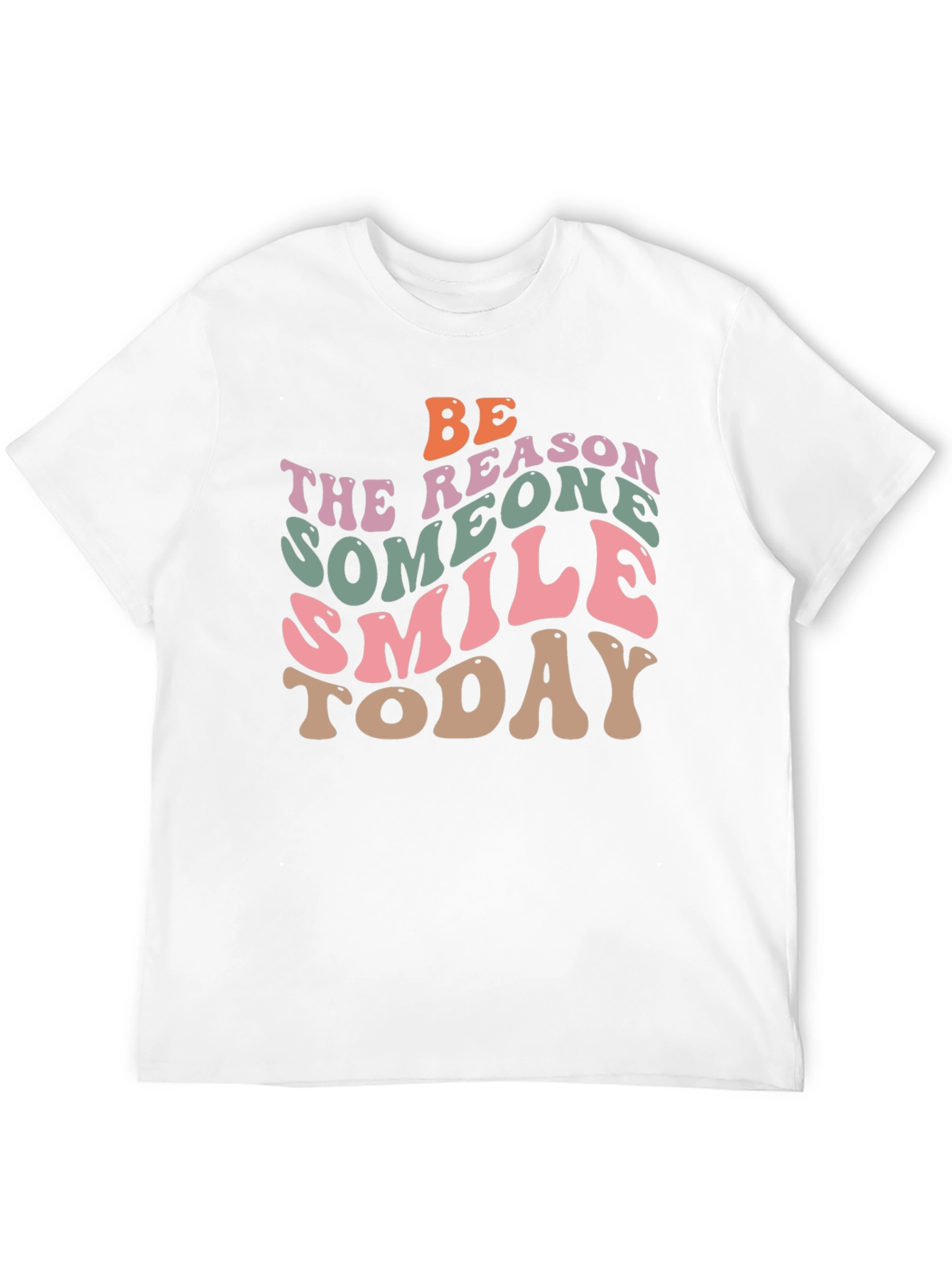Retro Graphic T-Shirt: Be the Reason Someone Smiles Today