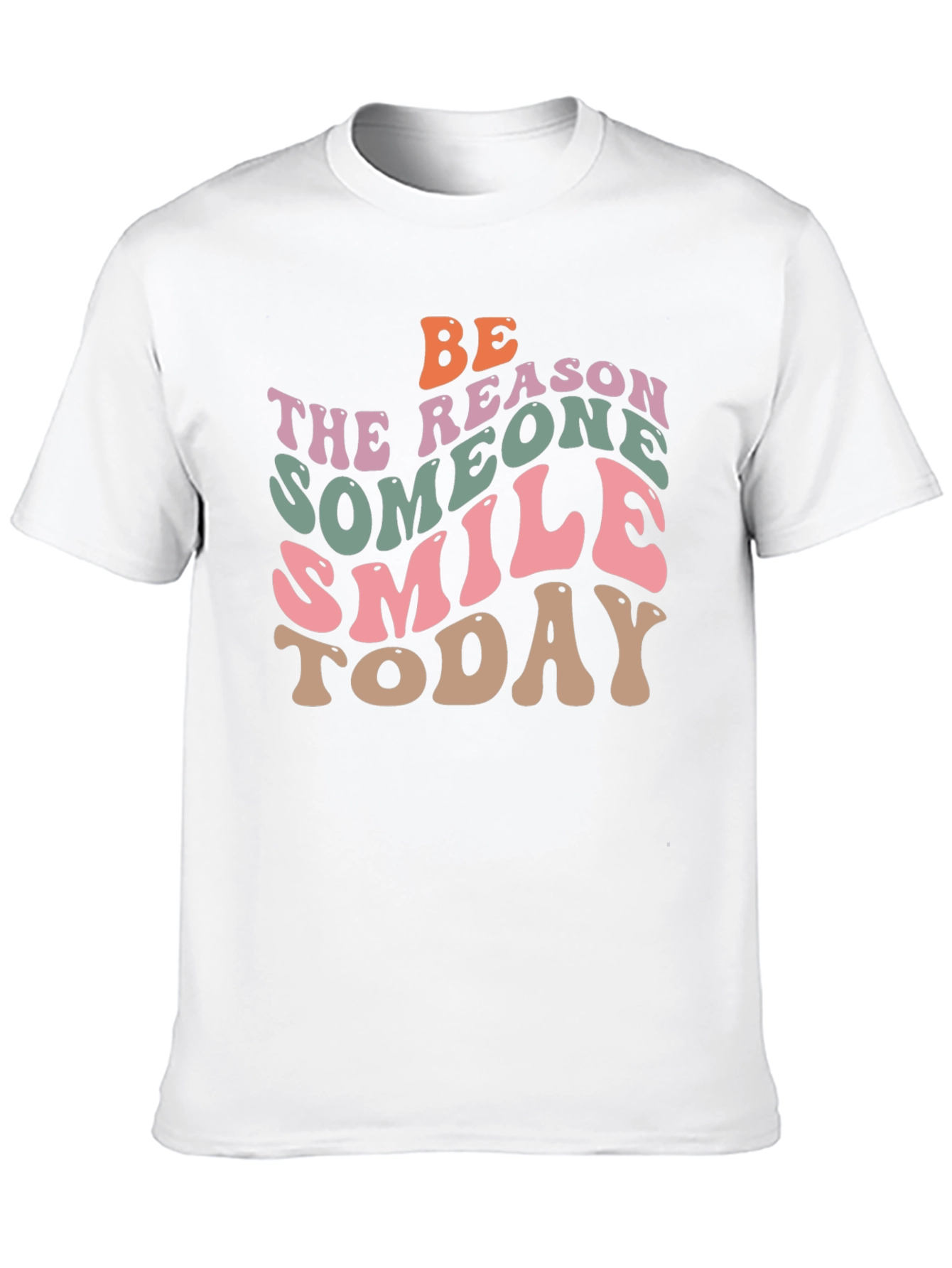 Retro Graphic T-Shirt: Be the Reason Someone Smiles Today