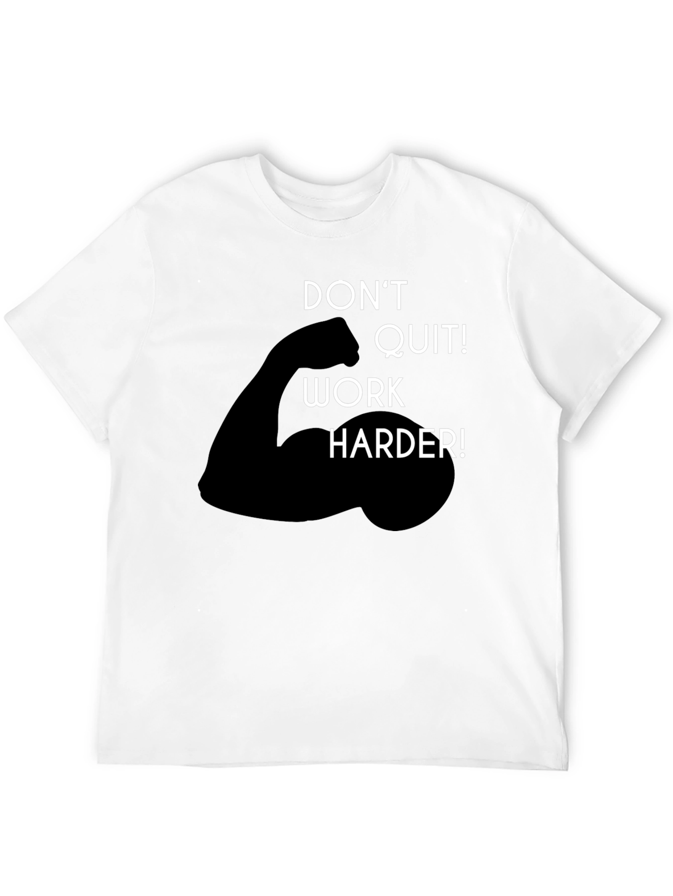 Motivational Work Harder Graphic Tee