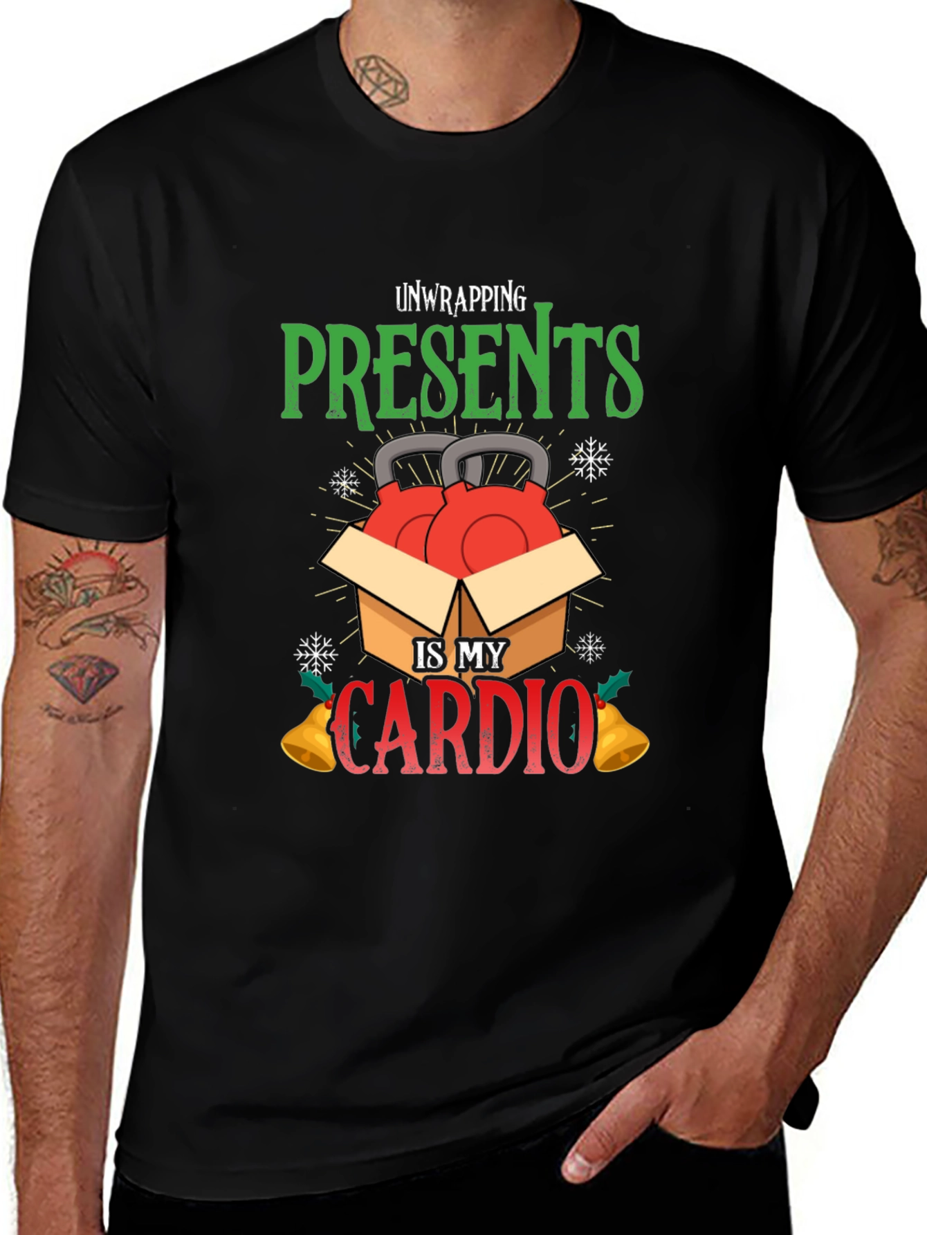Unwrapping Presents Is My Cardio T-Shirt