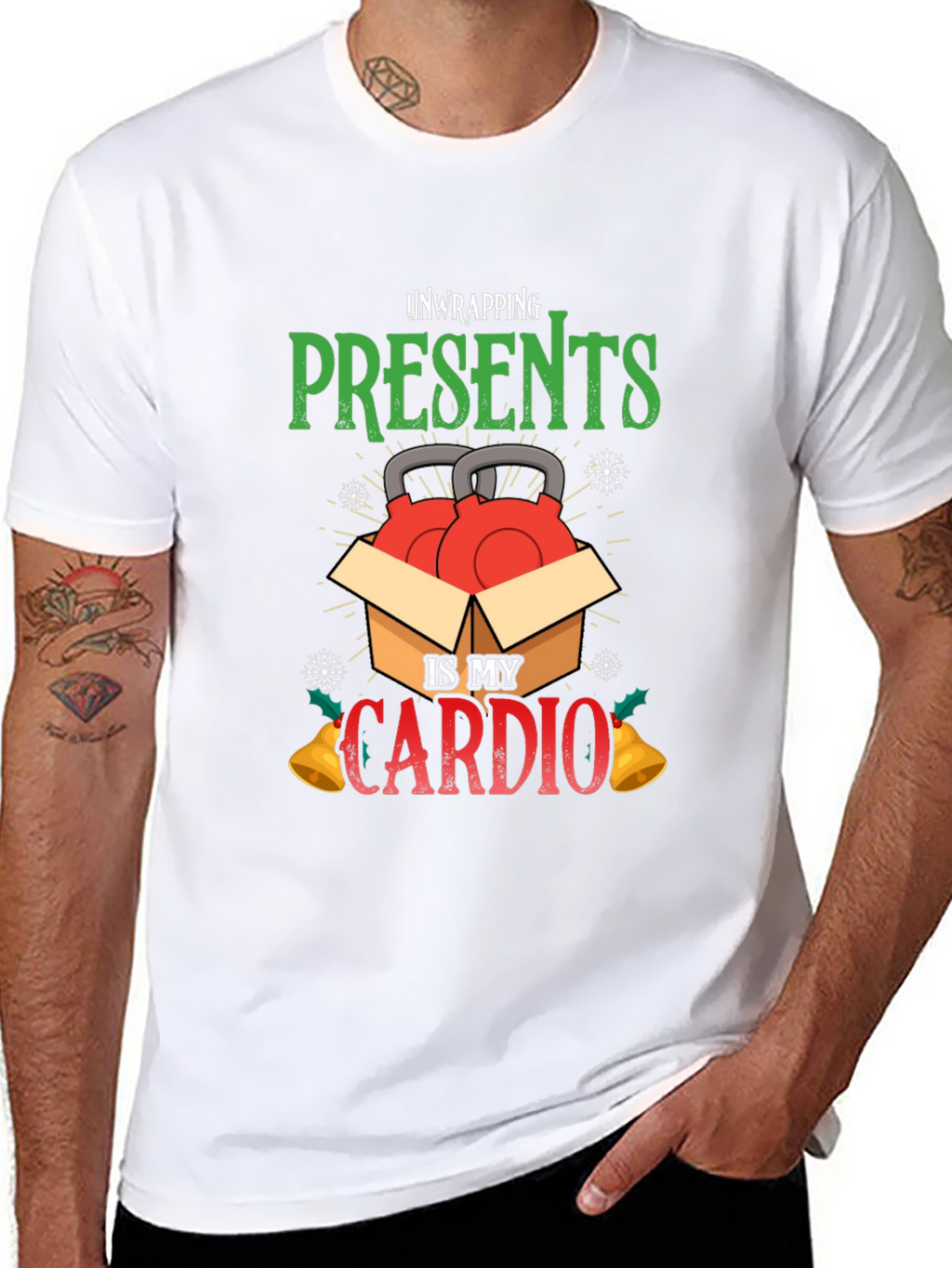 Unwrapping Presents Is My Cardio T-Shirt