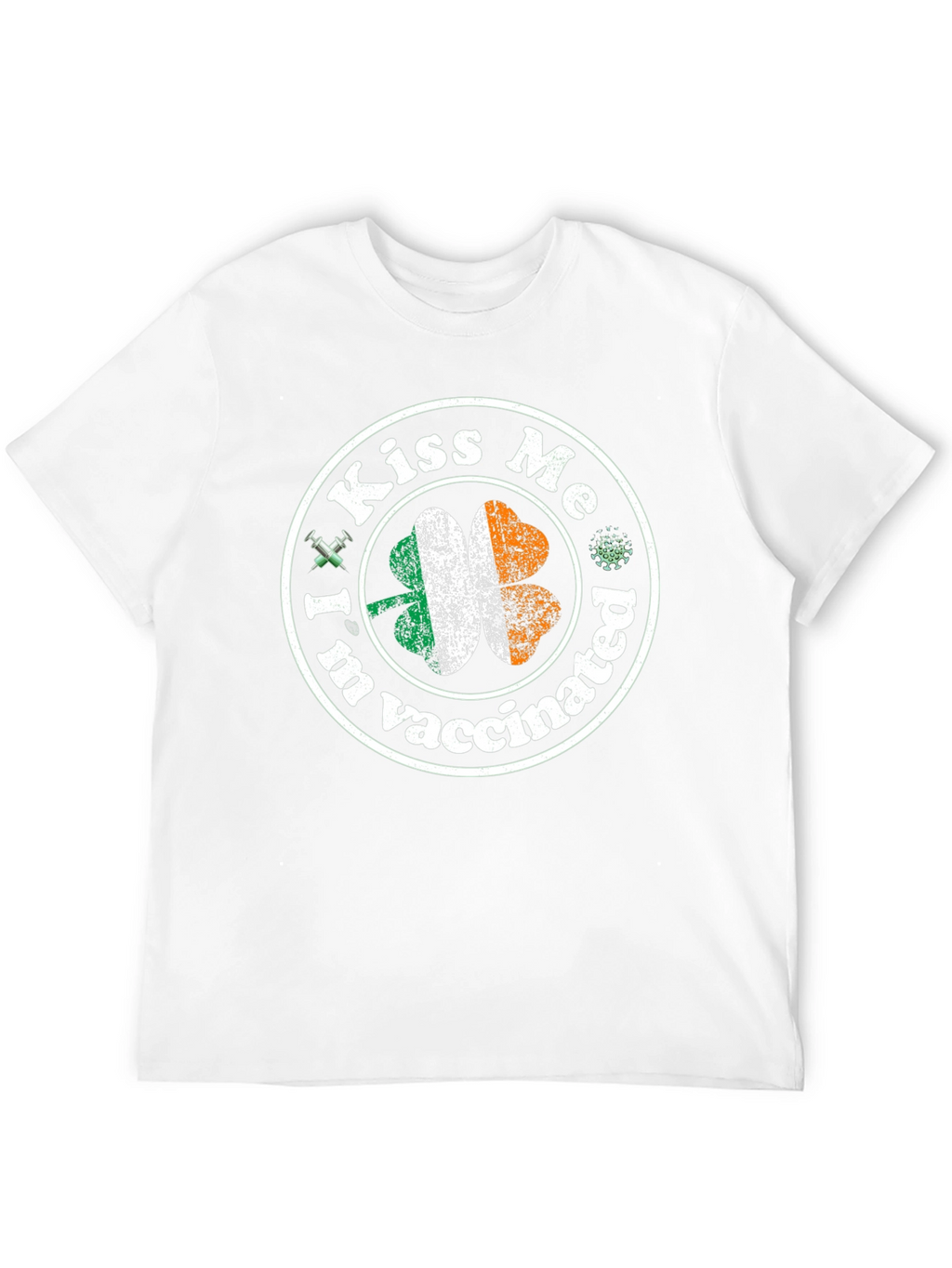 Kiss Me Im Vaccinated St. Patricks Day T-Shirt