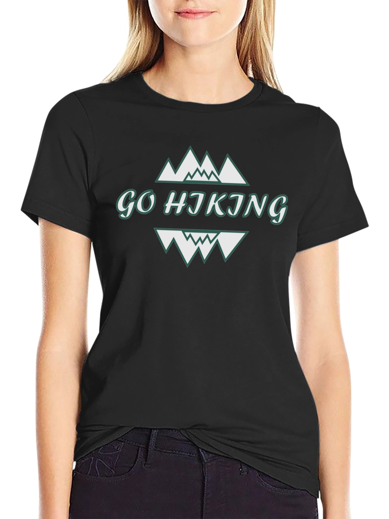 Go Hiking Graphic T-Shirt