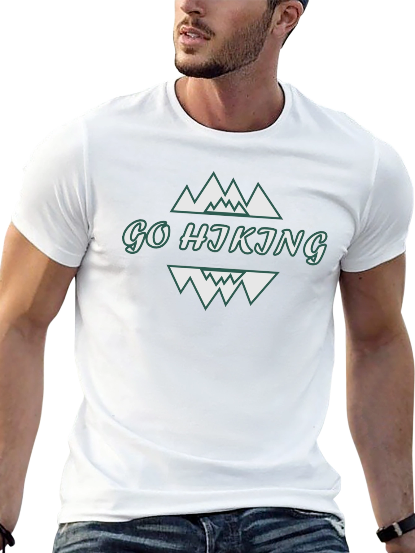 Go Hiking Graphic T-Shirt