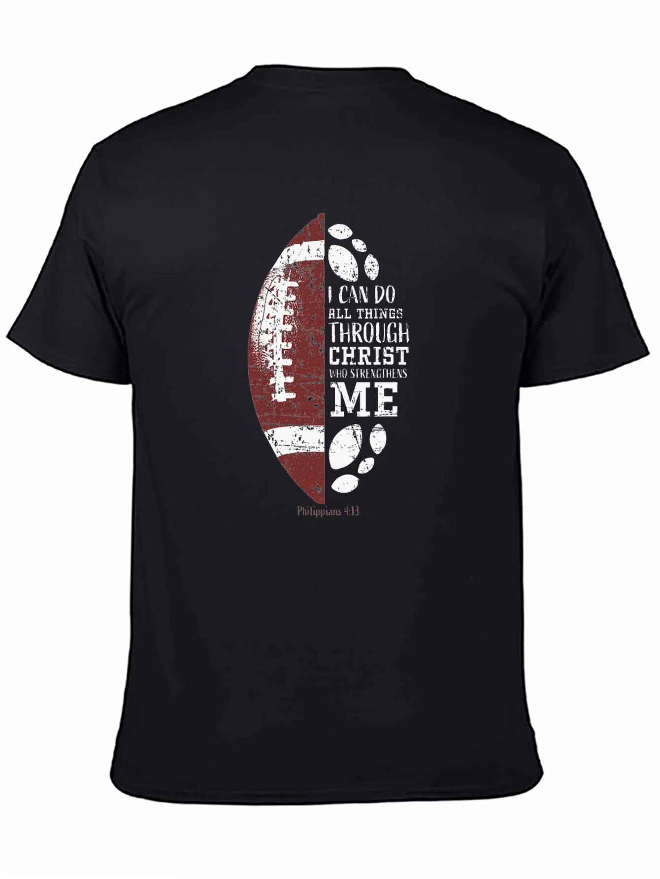 Faith Football T-Shirt - I Can Do All Things