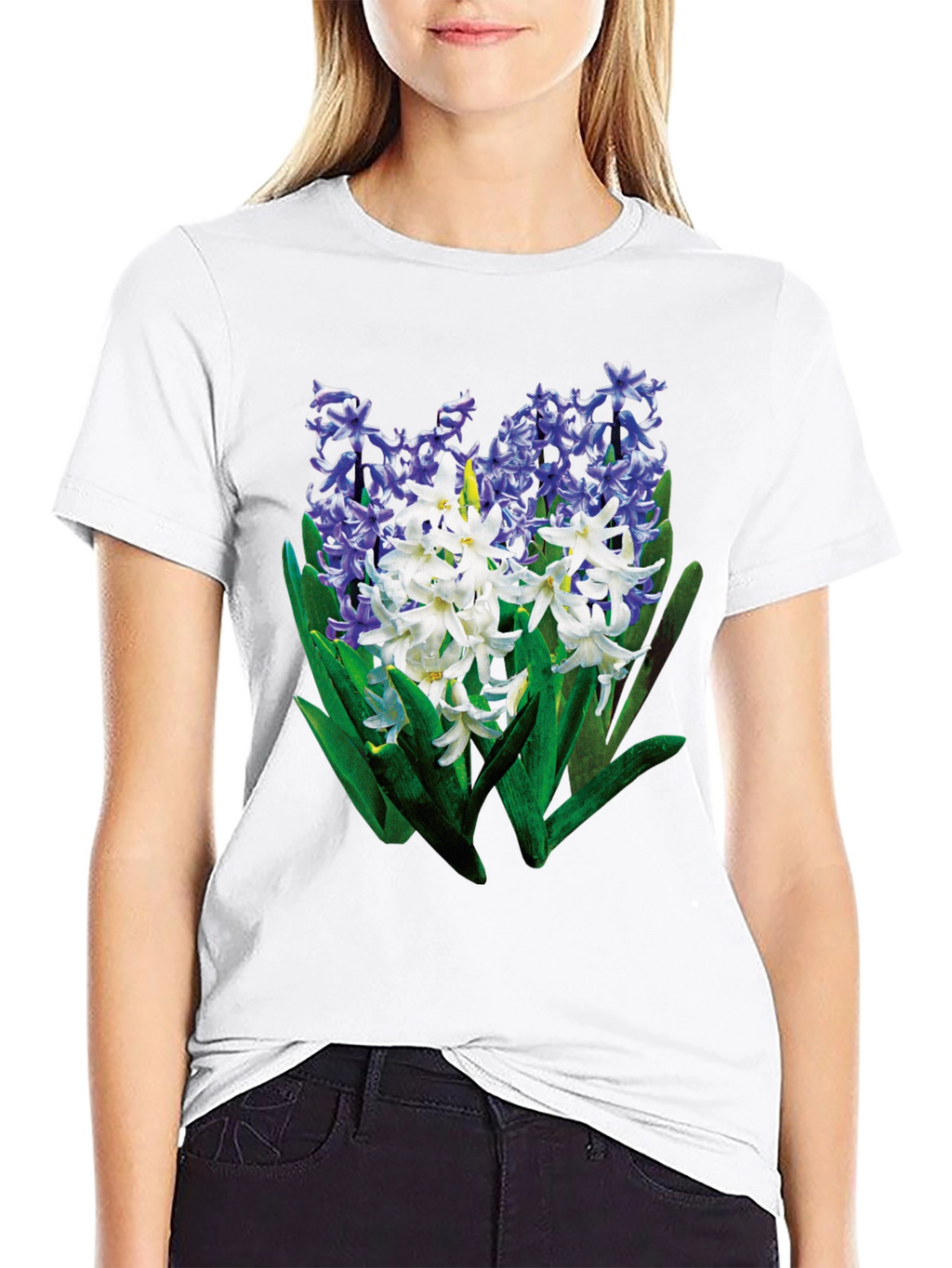 Floral Hyacinth Graphic T-Shirt
