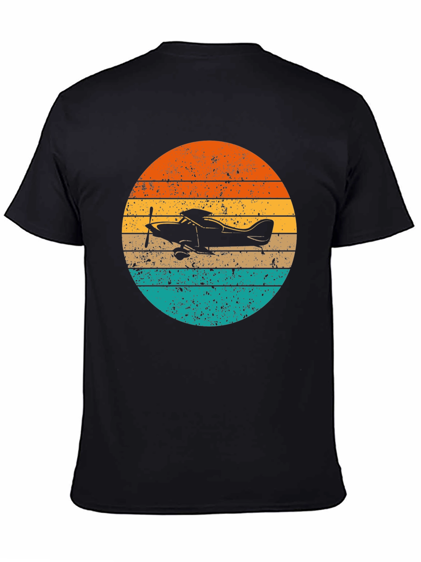 Vintage Airplane Sunset T-Shirt