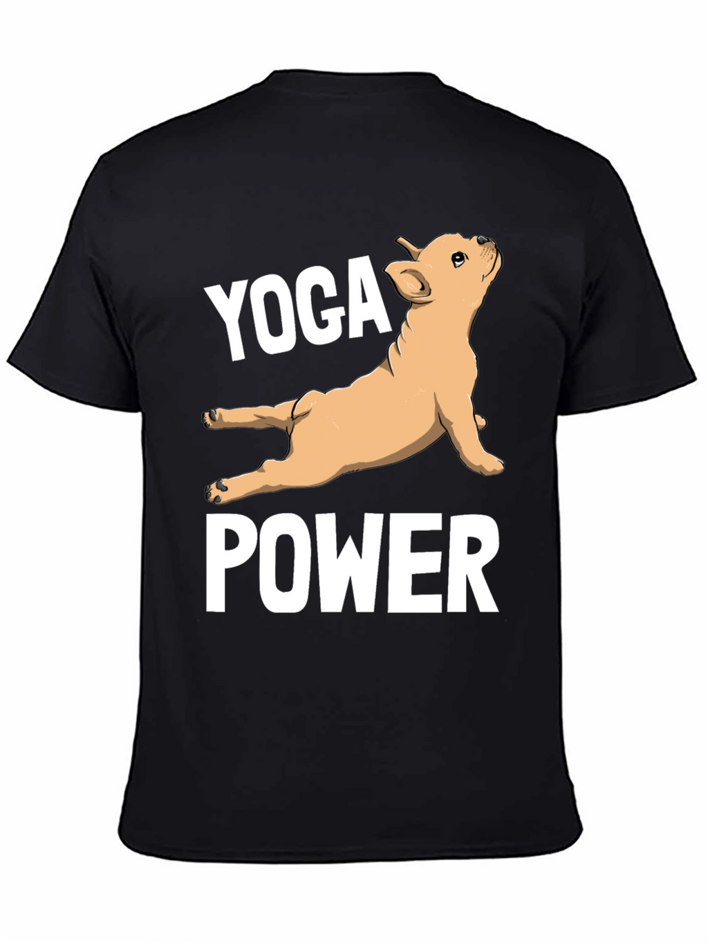Yoga Power Bulldog Tee - Funny Dog Lover Shirt
