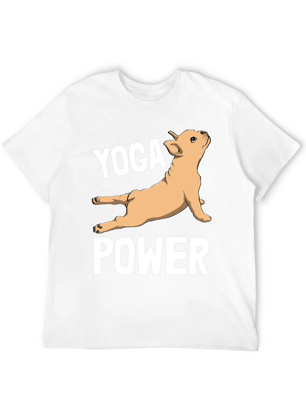 Yoga Power Bulldog Tee - Funny Dog Lover Shirt
