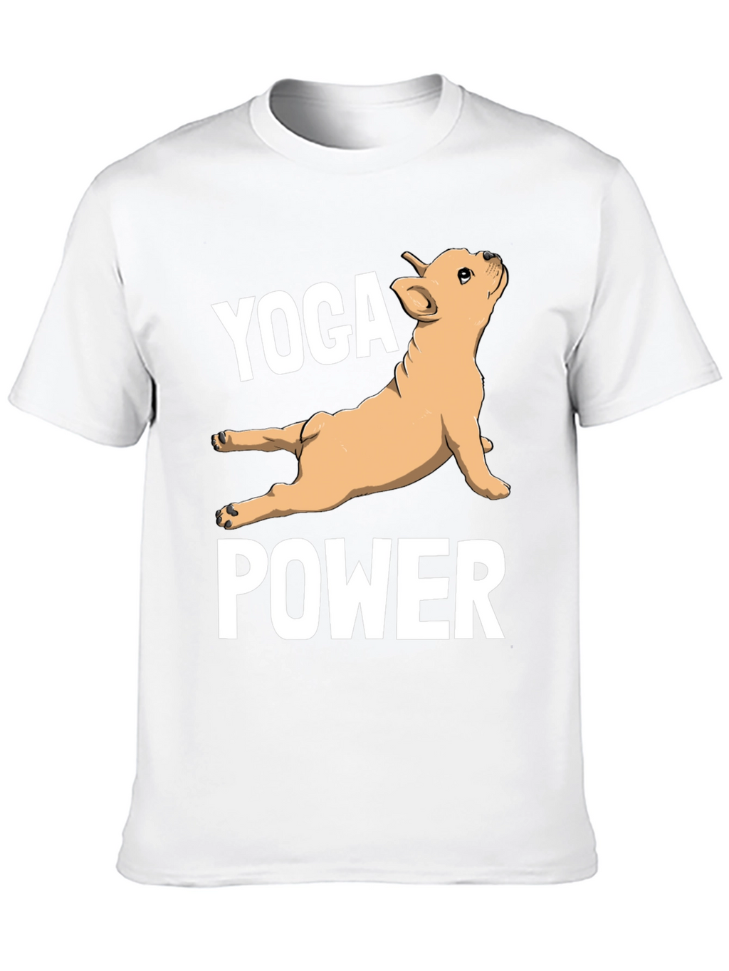 Yoga Power Bulldog Tee - Funny Dog Lover Shirt