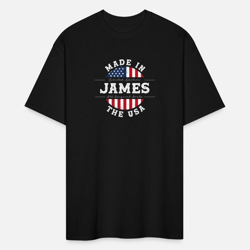 James Name Patriotic American Made in The USA