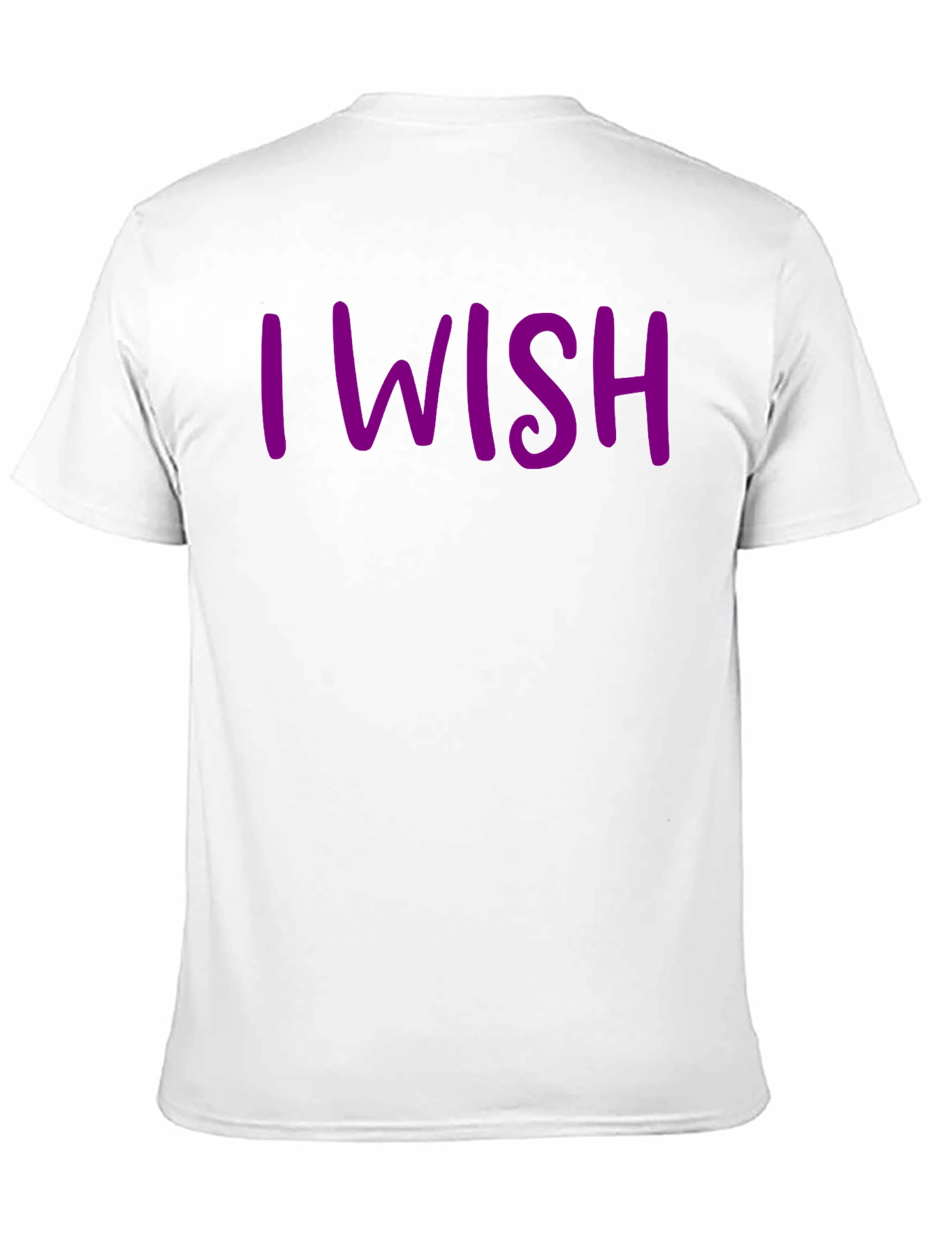 I Wish Graphic Tee - Casual Black T-Shirt