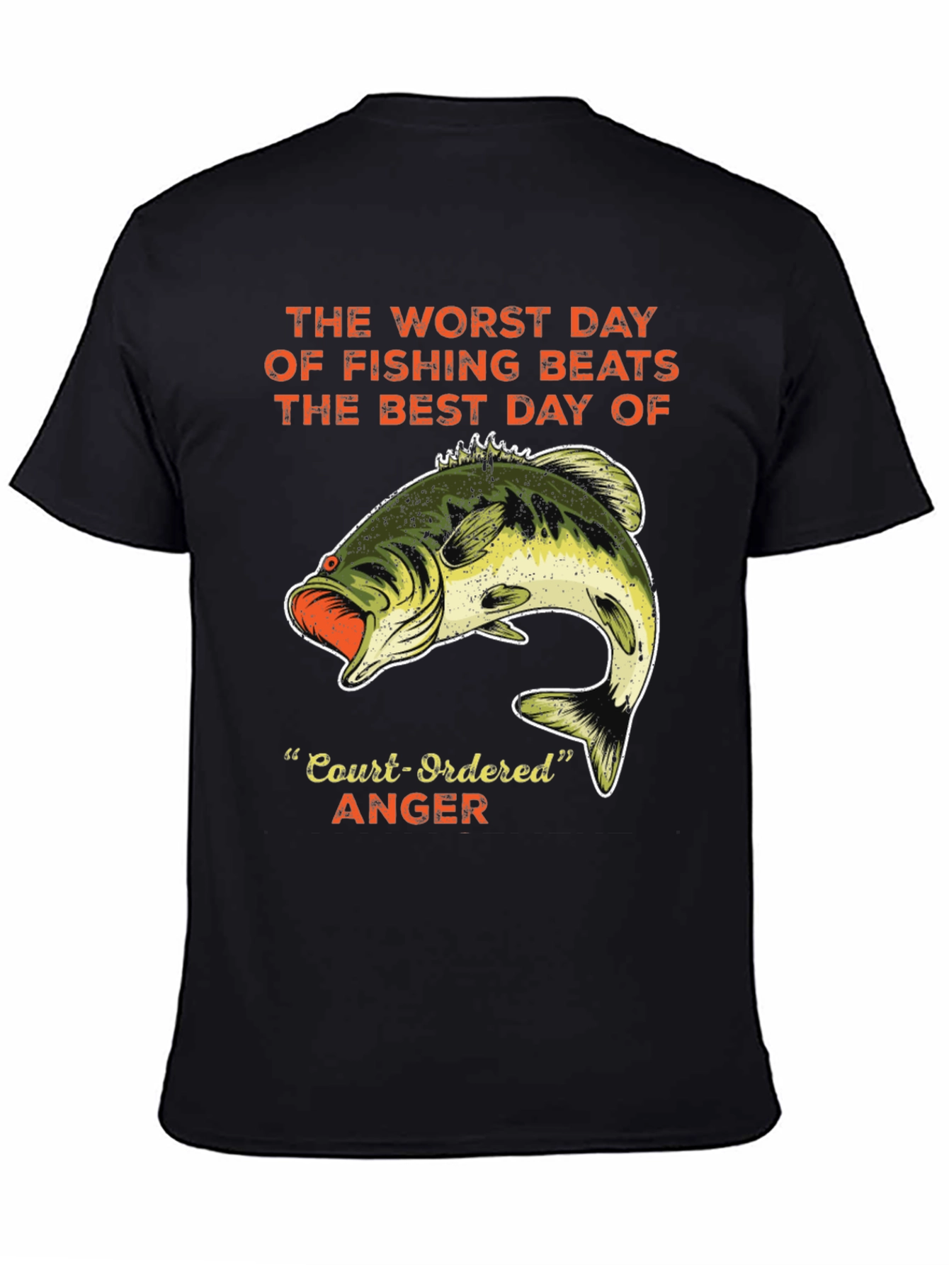 Fishing T-Shirt - Worst Day Fishing Beats Best Day