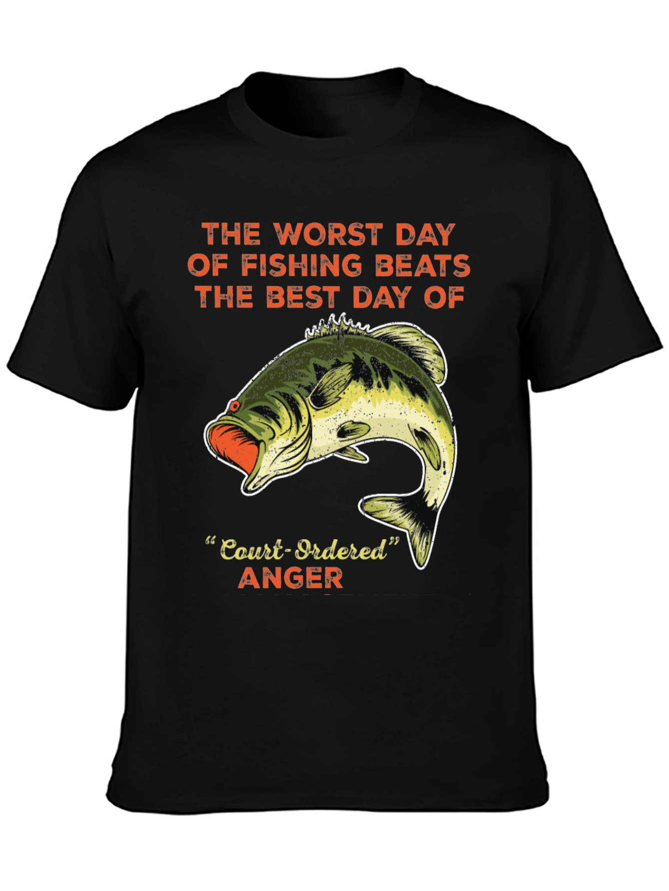 Fishing T-Shirt - Worst Day Fishing Beats Best Day