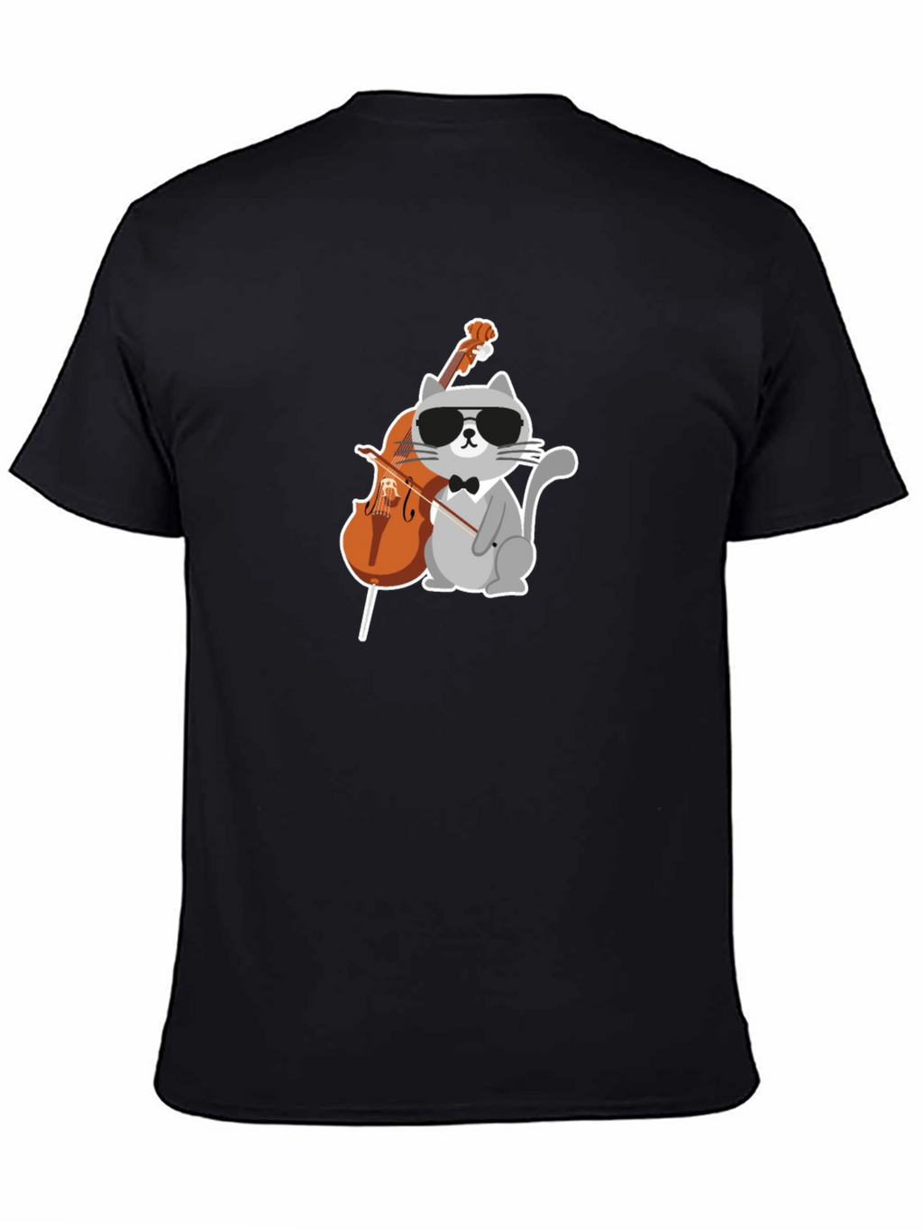 Cool Cat Cello Player Graphic Tee