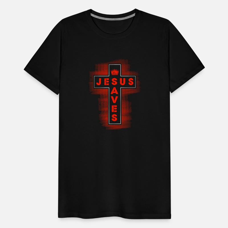Jesus Saves Cross Crown