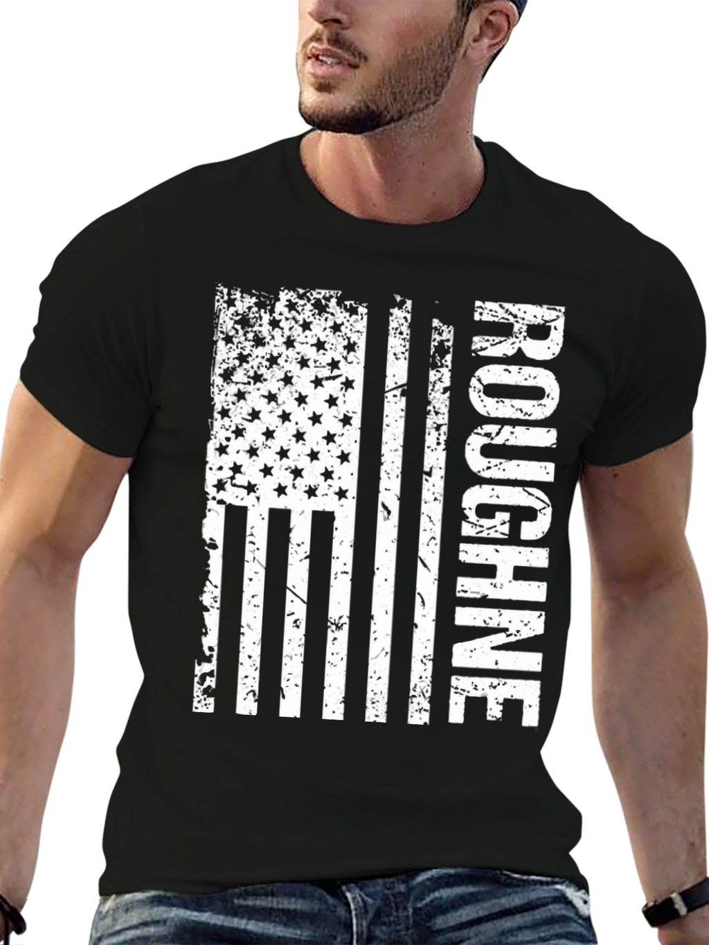 Rough One Flag Graphic T-Shirt