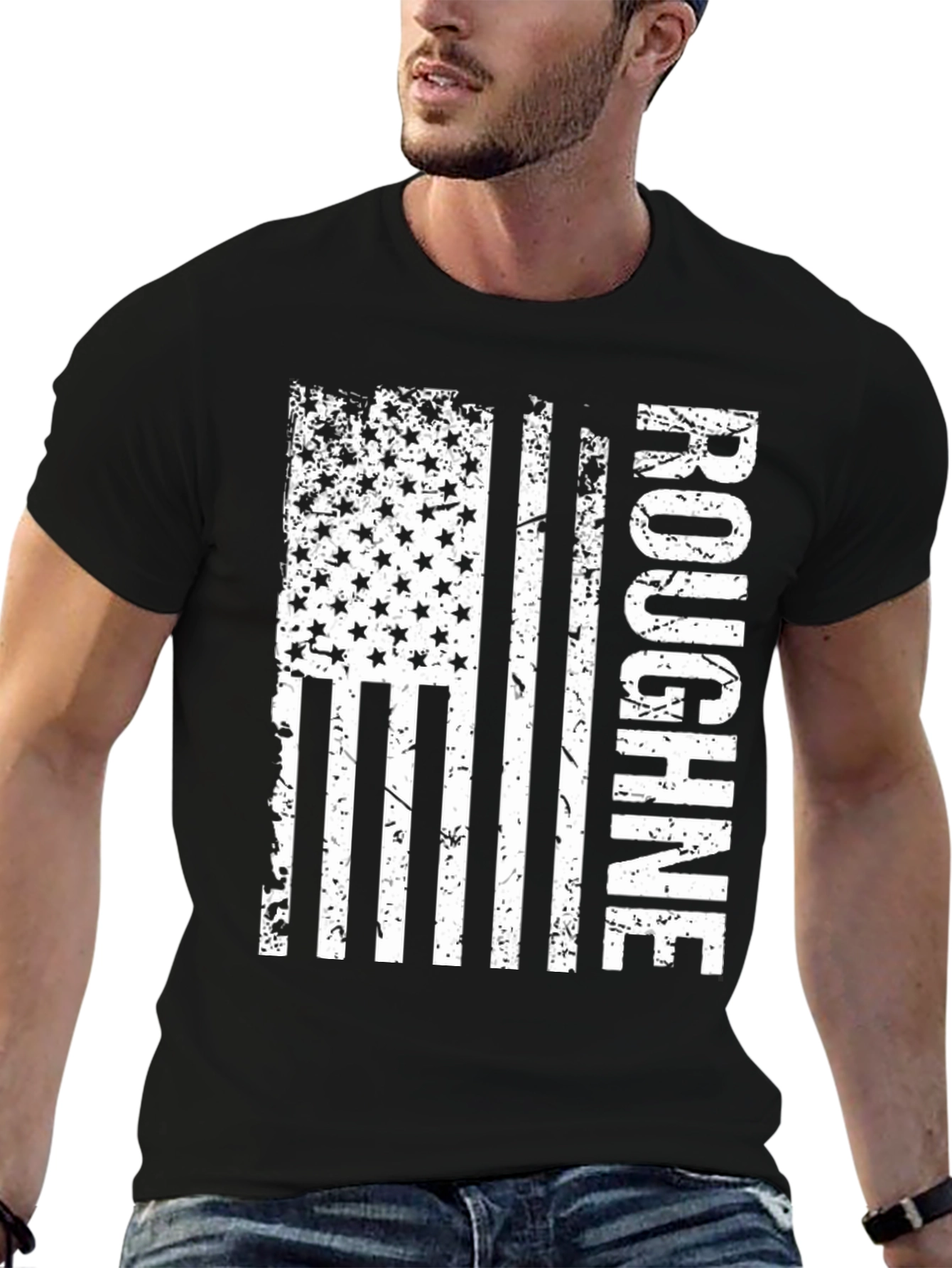 Rough One Flag Graphic T-Shirt