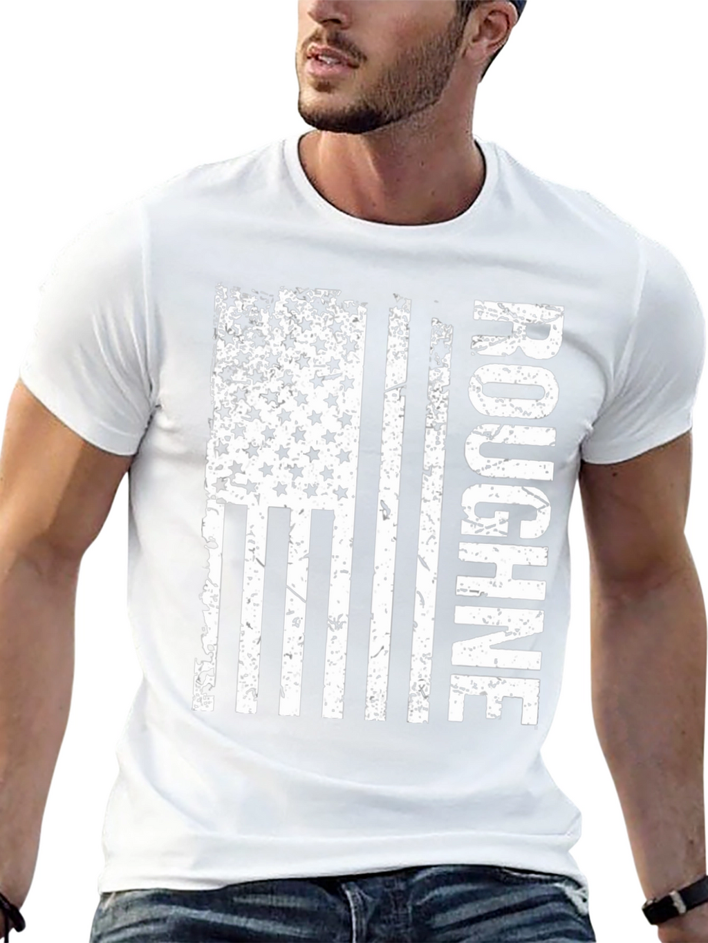 Rough One Flag Graphic T-Shirt