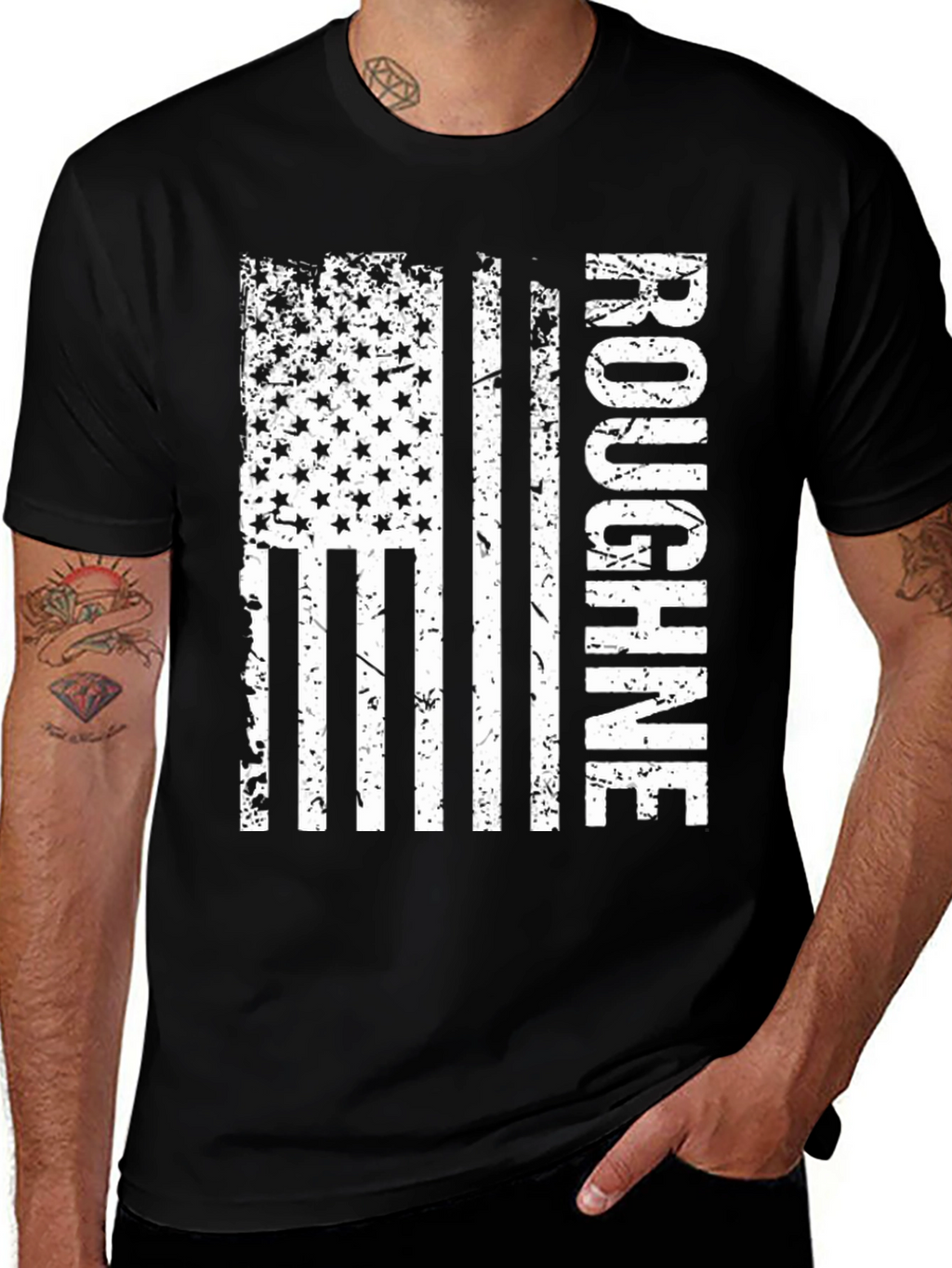Rough One Flag Graphic T-Shirt