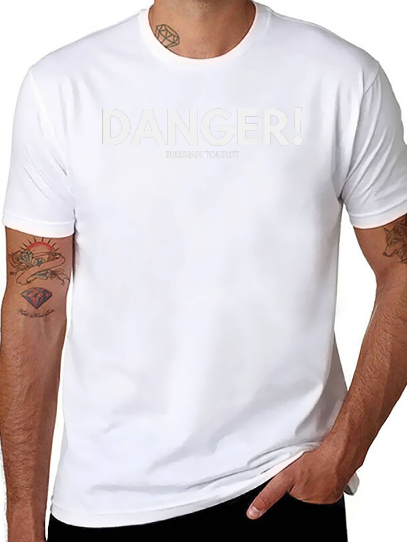Danger! Russian Tourist - Novelty Graphic Tee