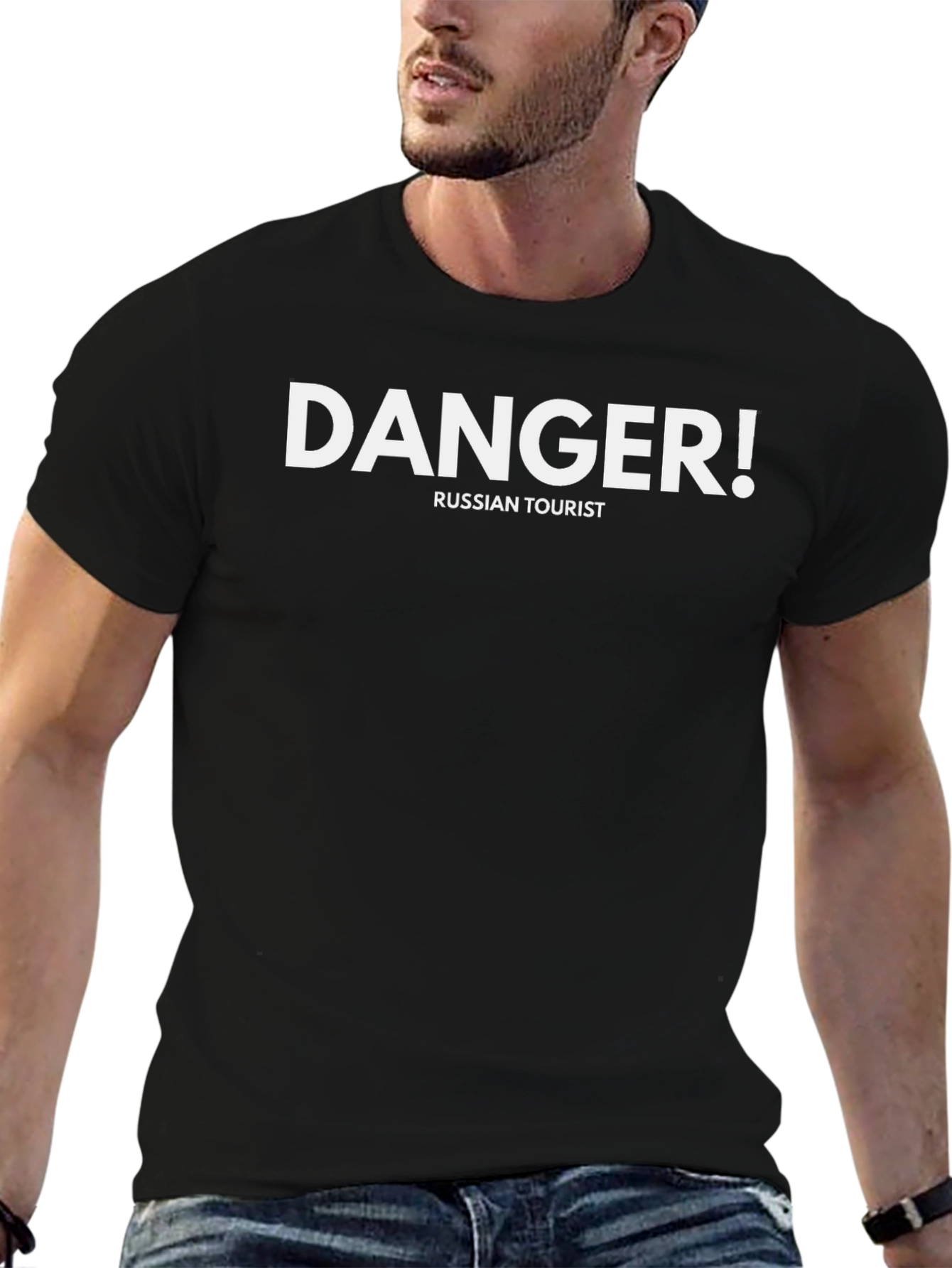 Danger! Russian Tourist - Novelty Graphic Tee