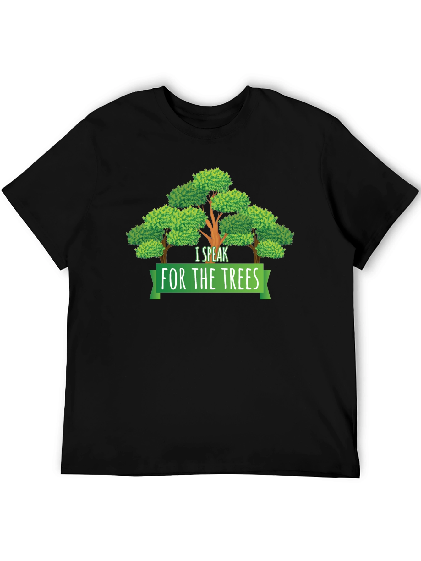 I Speak for the Trees Graphic Tee - Black