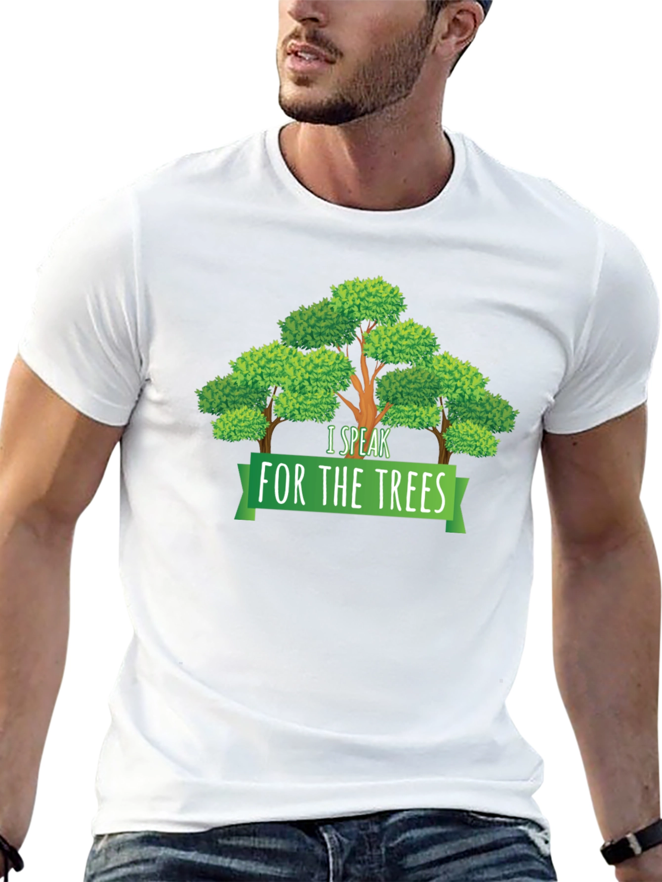 I Speak for the Trees Graphic Tee - Black