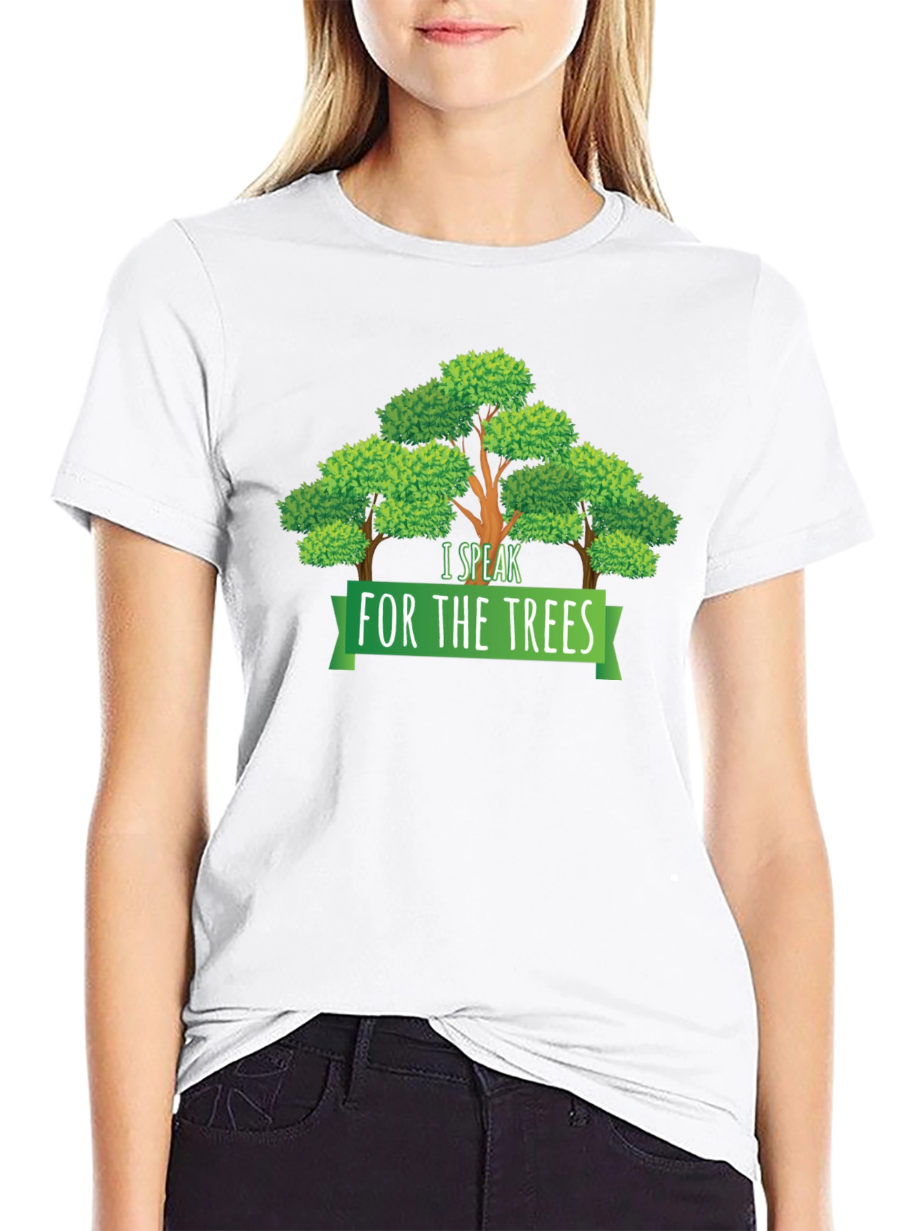 I Speak for the Trees Graphic Tee - Black