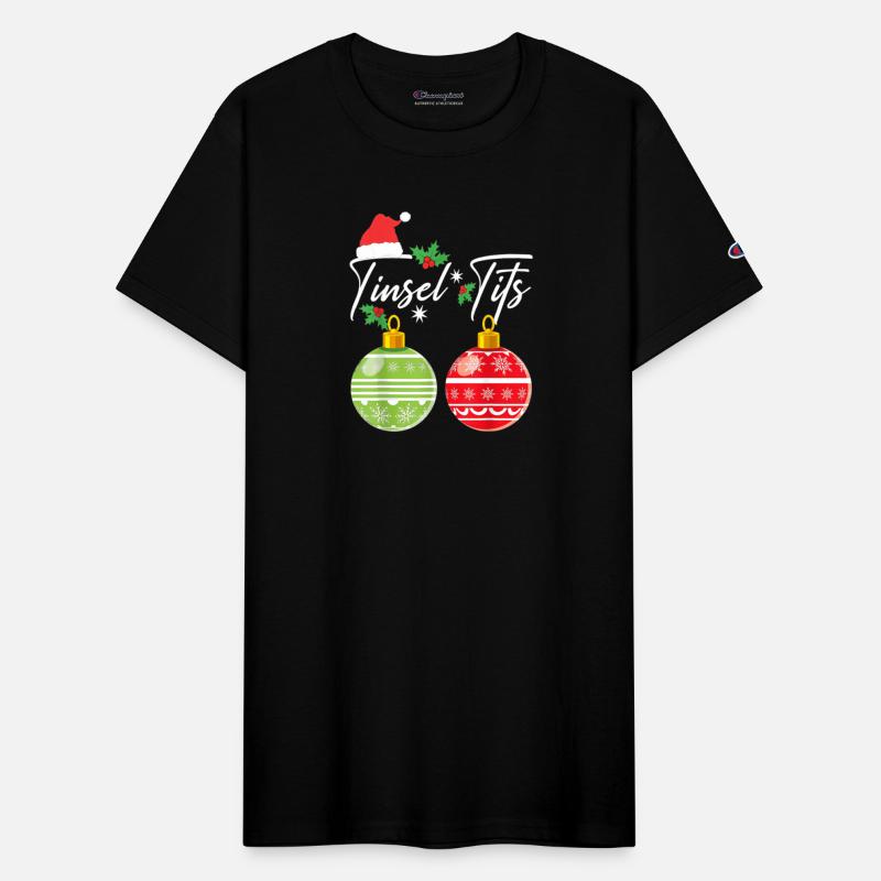 Jingle Balls Tinsel Tits Funny Christmas Matching