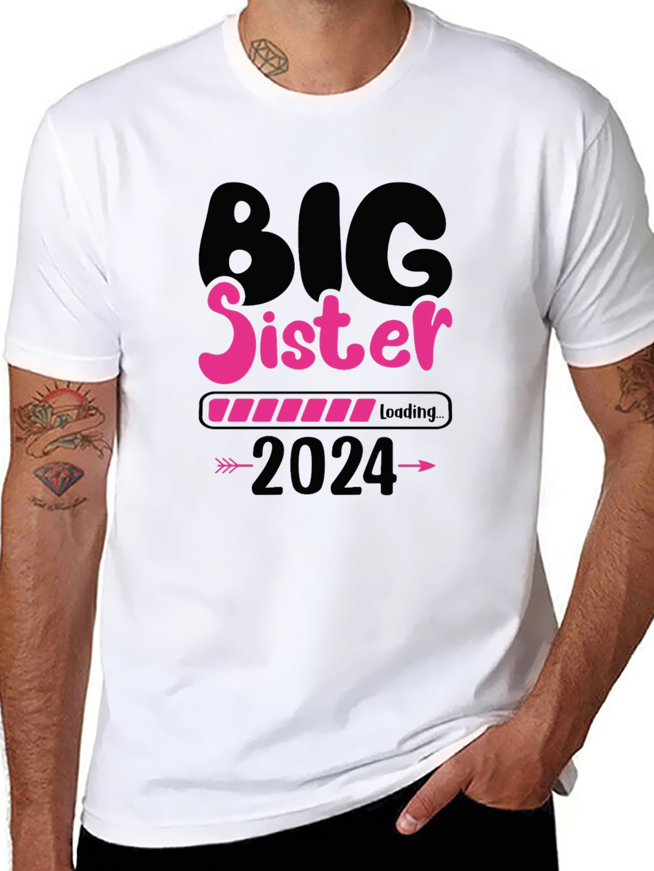 Big Sister Loading 2024 T-Shirt