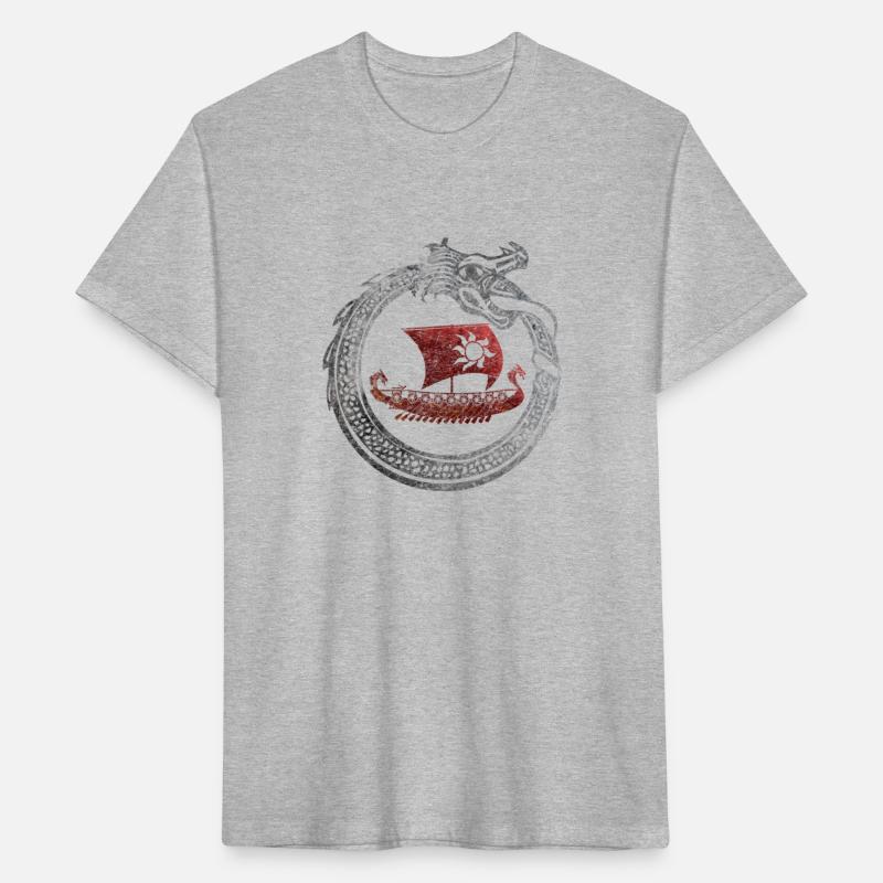 Jormungandr Vikings Dragon Ship Thor Mjolnir