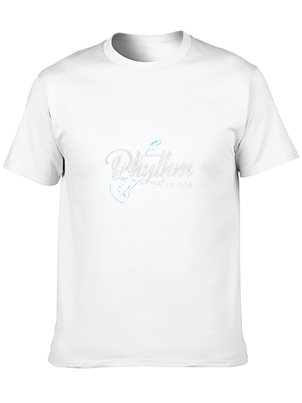 Rhythm is Life Mens Black Graphic Tee