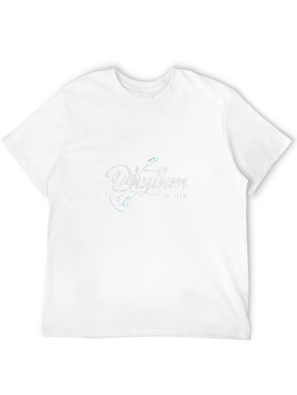 Rhythm is Life Mens Black Graphic Tee