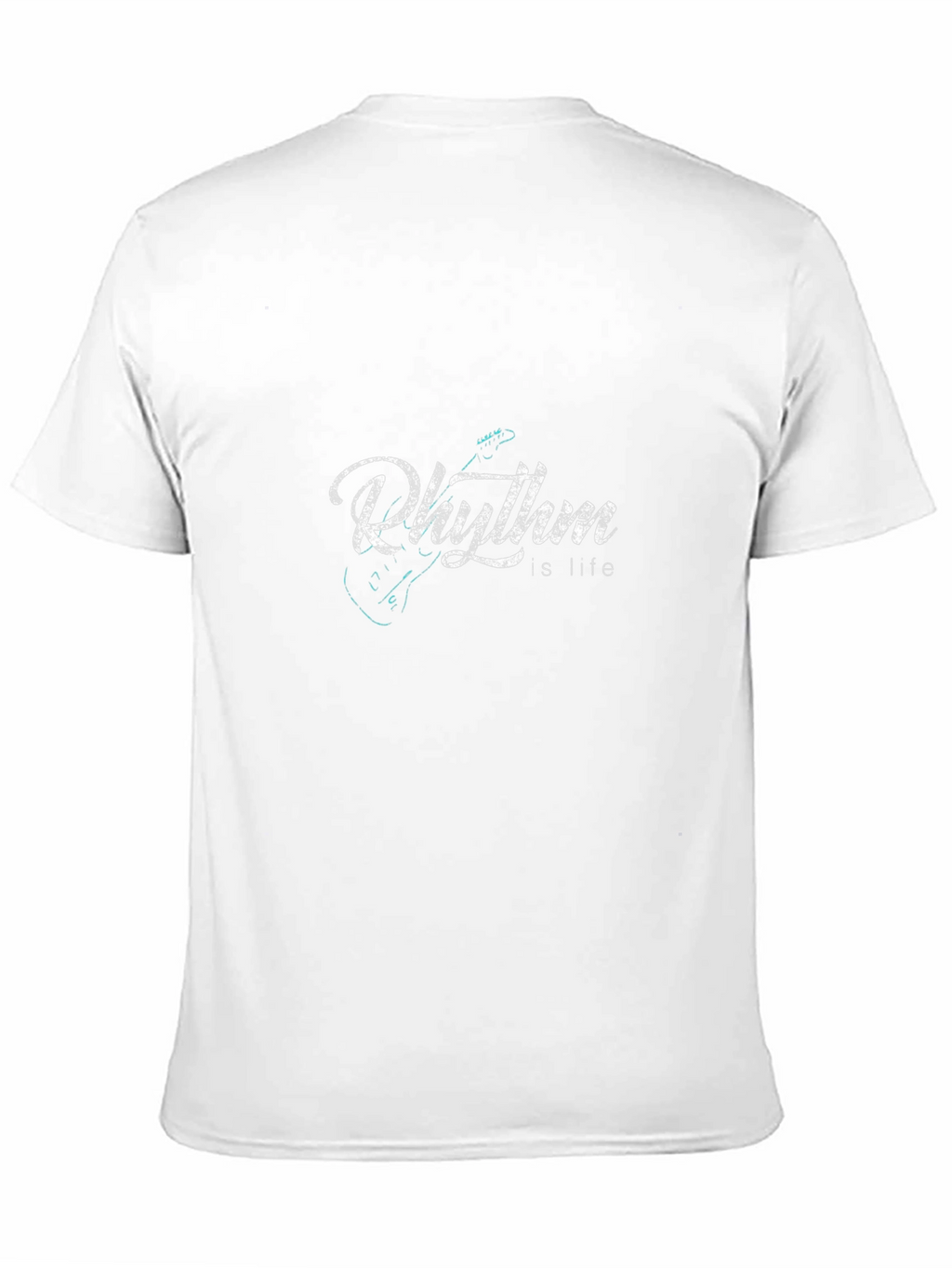 Rhythm is Life Mens Black Graphic Tee