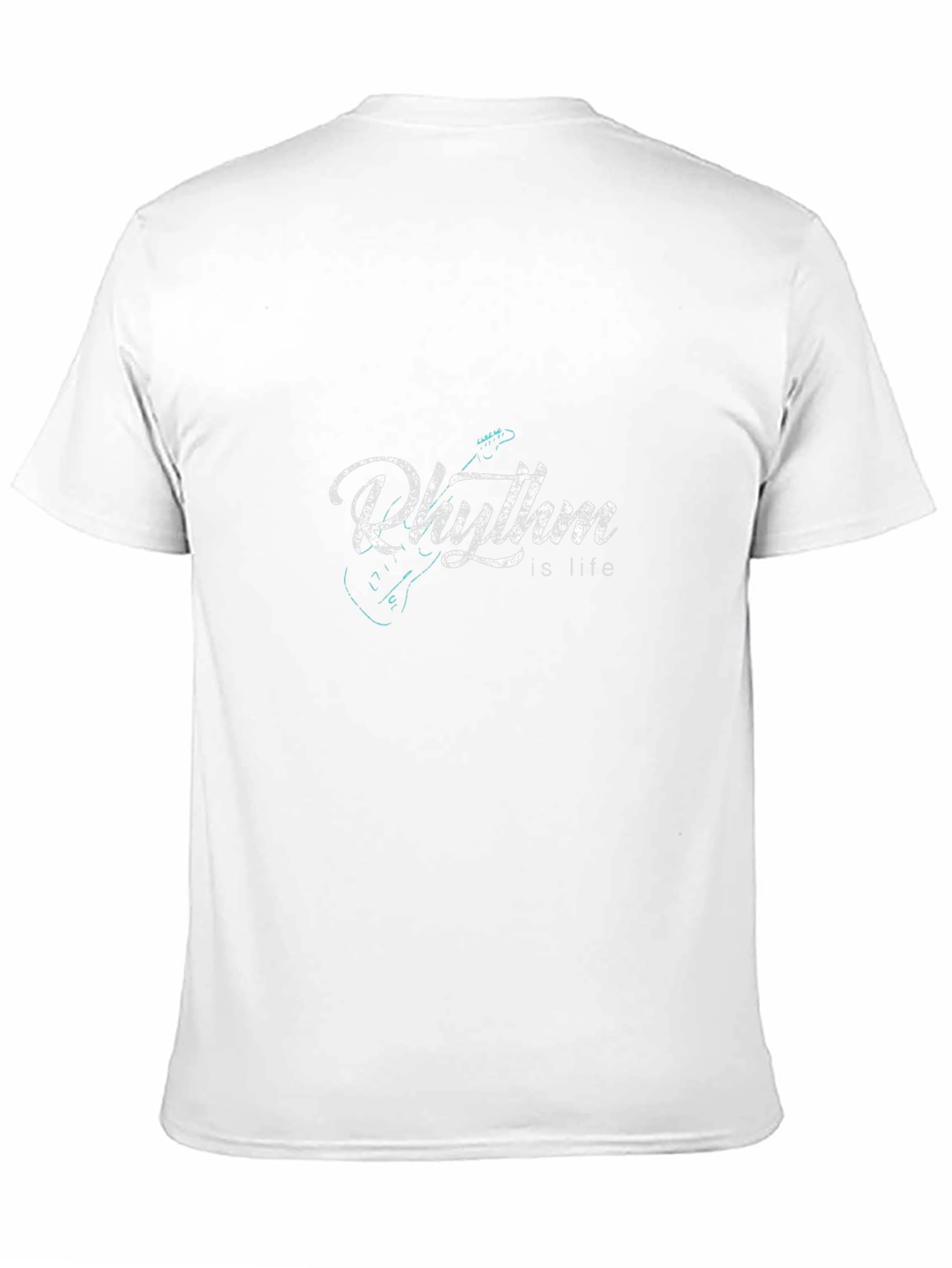 Rhythm is Life Mens Black Graphic Tee