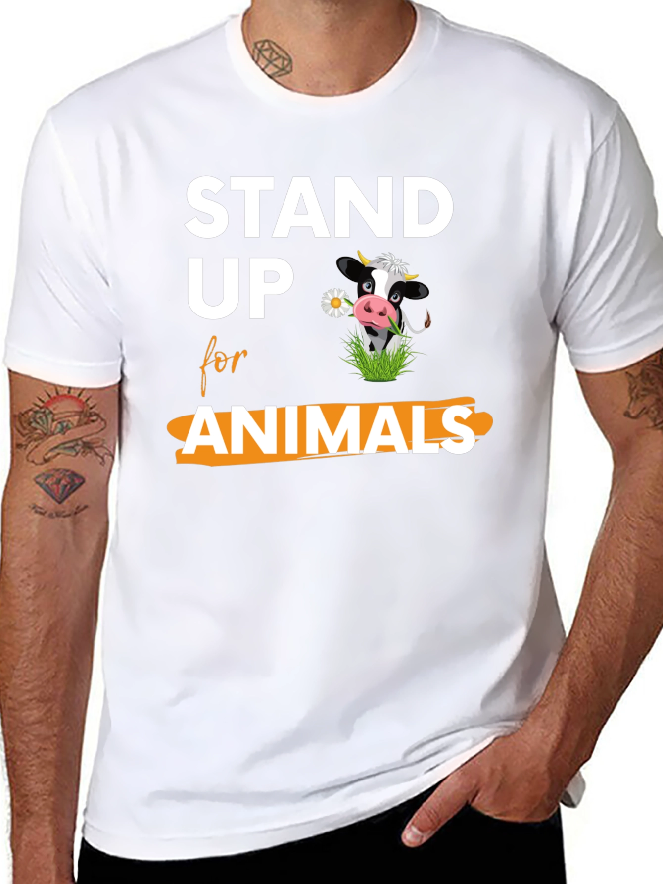 Stand Up for Animals Graphic T-Shirt