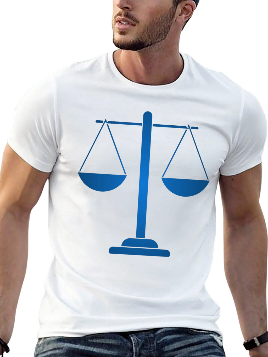 Scales of Justice T-Shirt - Classic Law Symbol