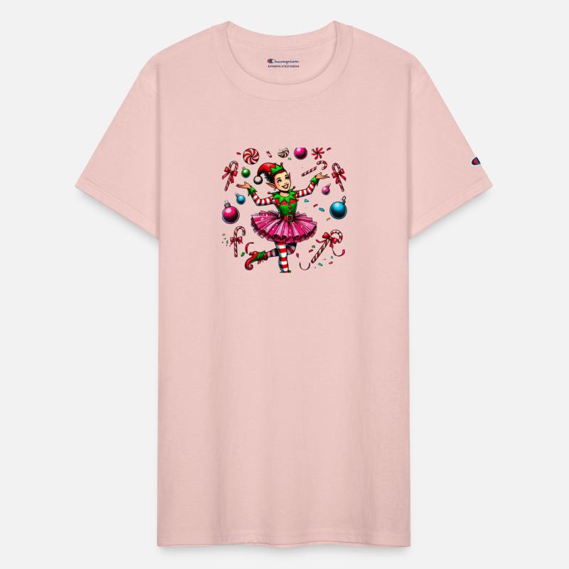Juggling Elf: Tutu, Ornaments & Candy Cane Confet