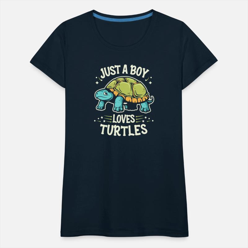 just a boy loves Turtles T Shirt design