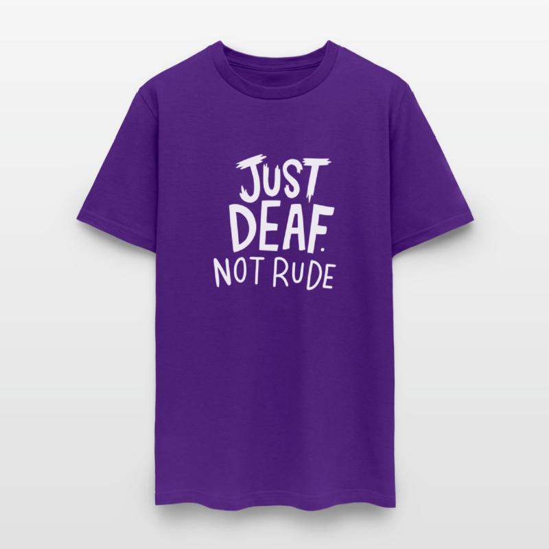 Just Deaf Not Rude Sign Language Deaf Awareness