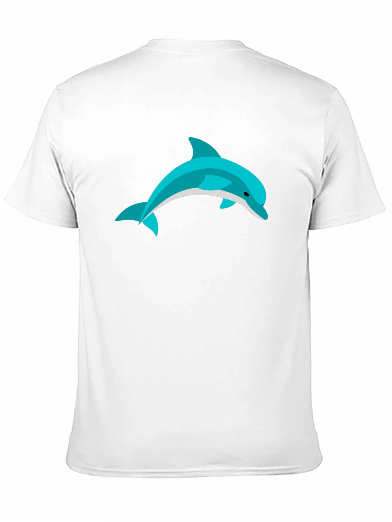 Dolphin Graphic Black T-Shirt